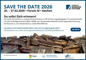 Fachkonferenz zur NS-Erinnerungspädagogik